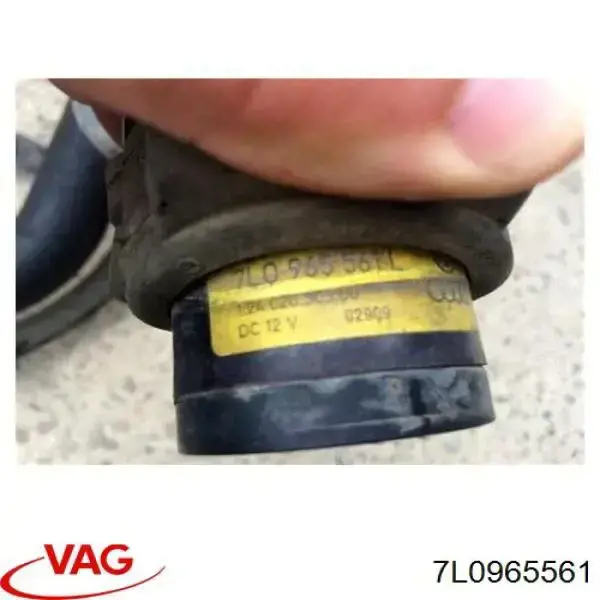 Do koszyka 95510656110 VAG Pompa chłodzenia wodą, dodatkowa elektryczna