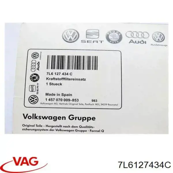 7L6127434C VAG Filtr paliwa