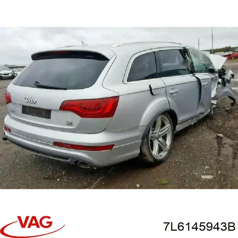 Do koszyka 7L6145943B VAG Przewód (króciec) intercoolera