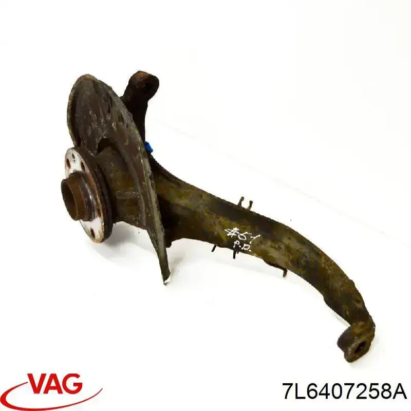 Czop (zwrotnica) przedni prawy VAG 7L6407258A cena, od 105,56 USD