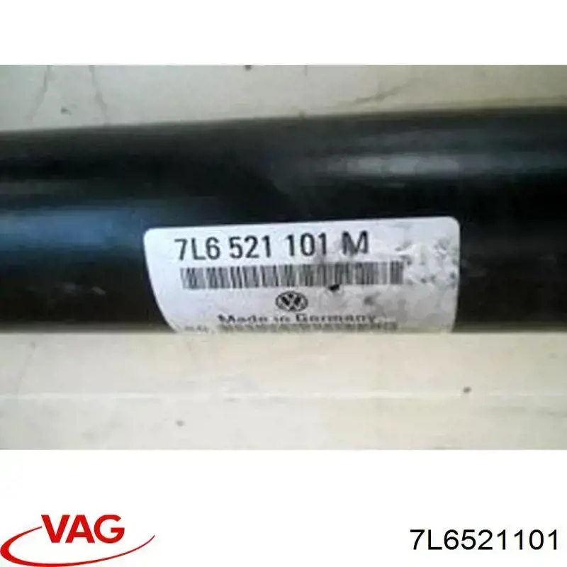 Do koszyka 7L6521101 VAG Wał Cardana, do mostu przedniego