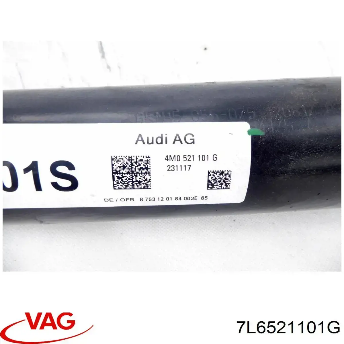 Wał Cardana, do mostu przedniego VAG 7L6521101G cena, od 91,94 USD