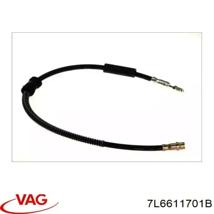 7L6611701B VAG Przewód hamulcowy przedni