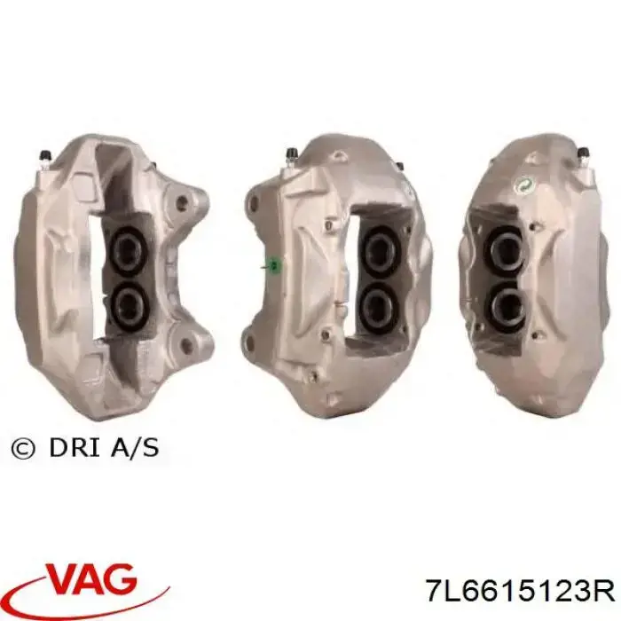 7L6615123R VAG Zacisk hamulcowy przedni lewy
