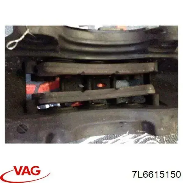 Do koszyka 7L6615150 VAG Zacisk hamulcowy przedni prawy