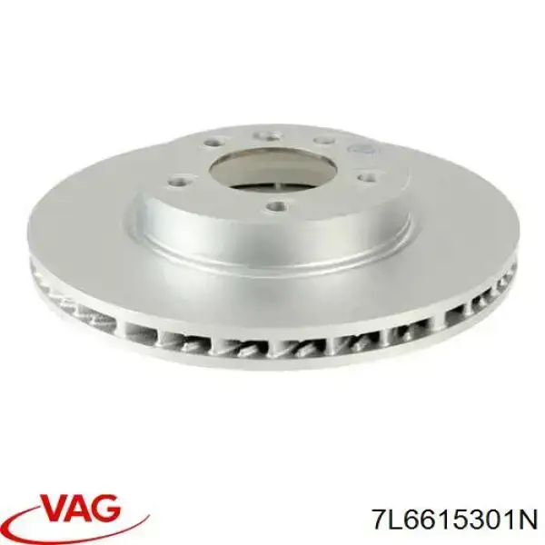 Tarcza hamulcowa przednia VAG 7L6615301N cena, od 82,55 USD