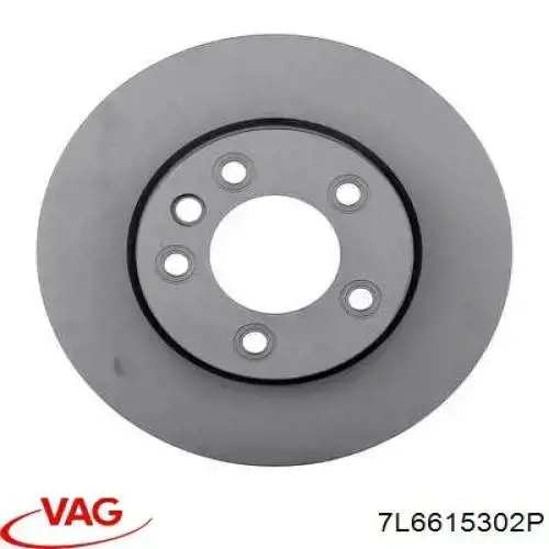 Tarcza hamulcowa przednia VAG 7L6615302P cena, od 86,73 USD