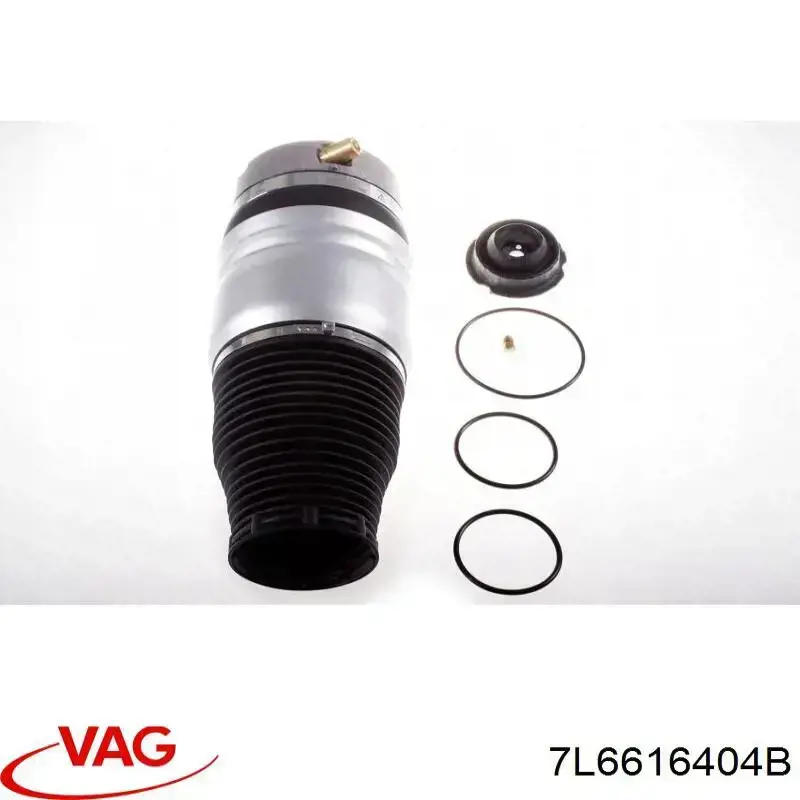 7L6616404B VAG Poduszka pneumatyczna (resor pneumatyczny) mostu przedniego