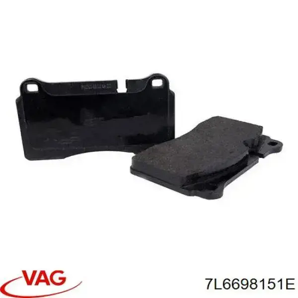 Klocki hamulcowe przednie tarczowe VAG 7L6698151E cena, od  