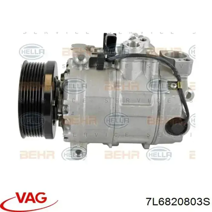 Sprężarka klimatyzacji VAG 7L6820803S cena, od 276,32 USD