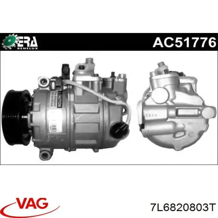 Do koszyka 7L6820803T VAG Sprężarka klimatyzacji