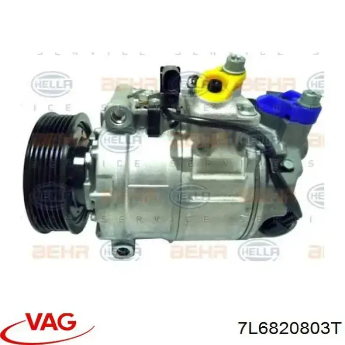 Sprężarka klimatyzacji VAG 7L6820803T cena, od 243,96 USD
