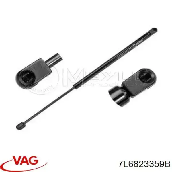 Do koszyka 7L6823359B VAG Amortyzator maski