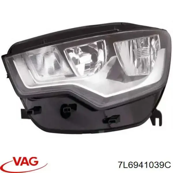 Do koszyka 7L6941039C VAG Reflektor lewy