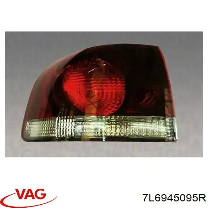 7L6945095R VAG Lampa zespolona tylna lewa zewnętrzna