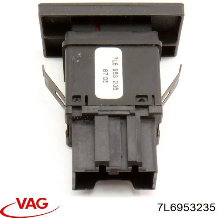 Przycisk włączania światła awaryjnego do Volkswagen Touareg I 7LA, 7L6, 7L7
