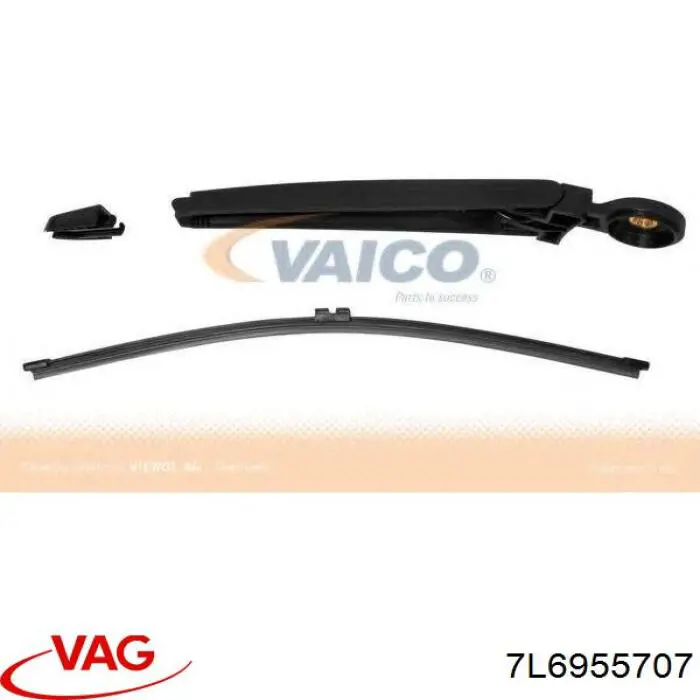 Ramię wycieraczki szyby tylnej VAG 7L6955707 cena, od 24,13 USD