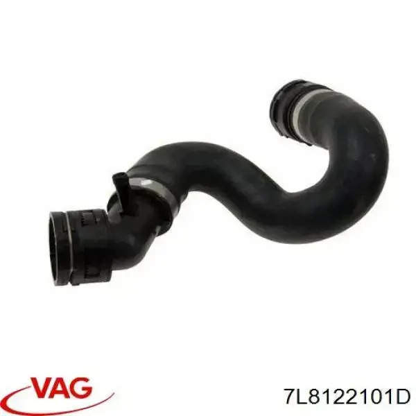 Przewód (króciec) chłodnicy górny VAG 7L8122101D cena, od 46,21 USD