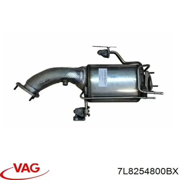 Filtr cząstek stałych układu wydechowego VAG 7L8254800N cena, od 382,06 USD