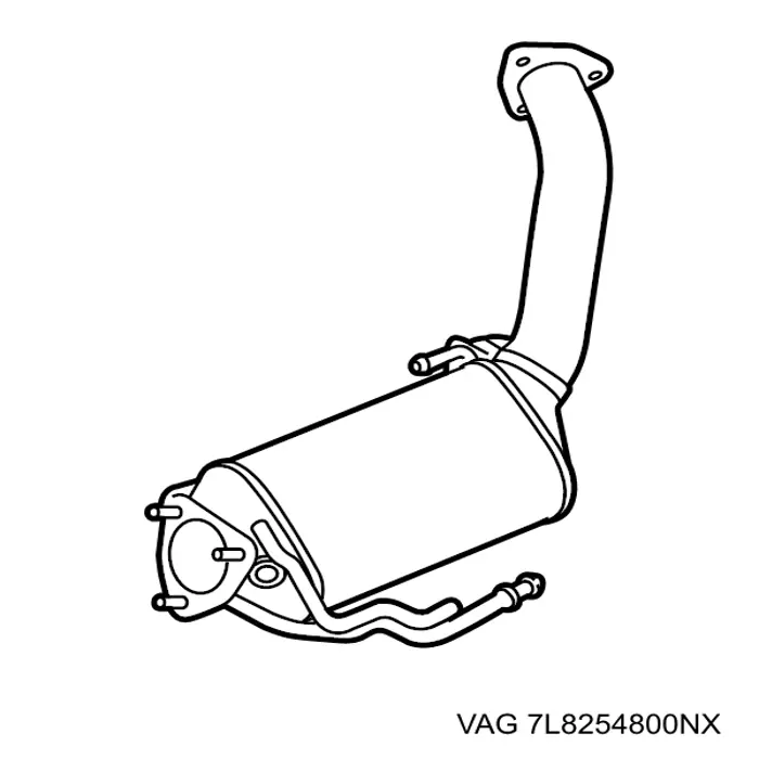 7L8254800NX VAG Filtr cząstek stałych układu wydechowego