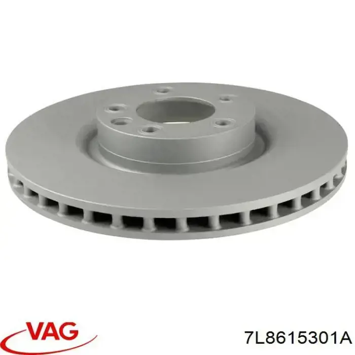 Do koszyka 7L8615301A VAG Tarcza hamulcowa przednia