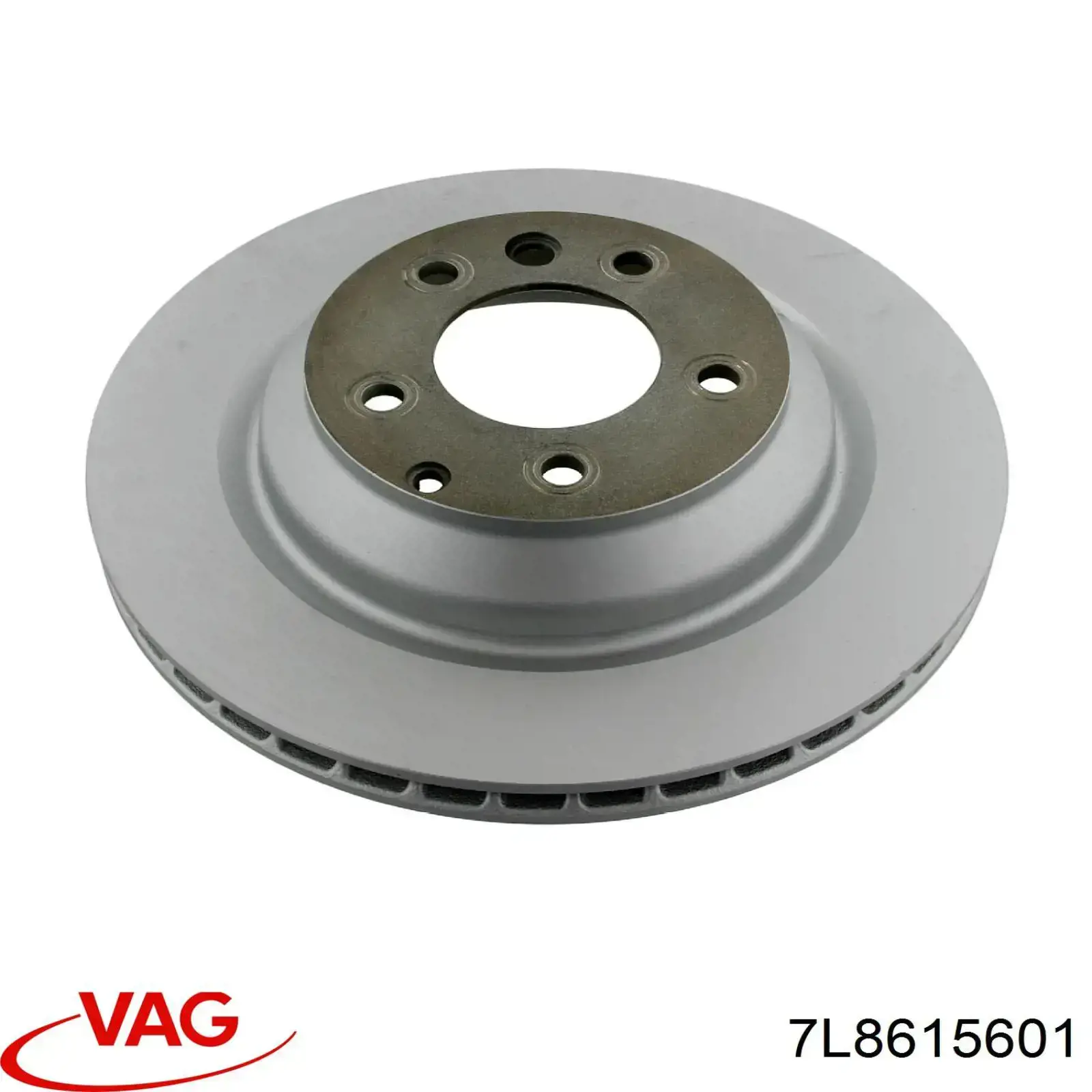7L8615601 VAG Tarcza hamulcowa tylna