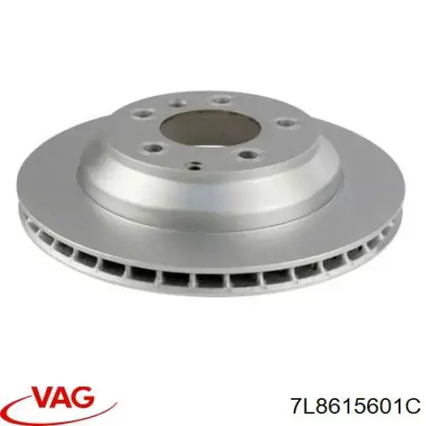7L8615601C VAG Tarcza hamulcowa tylna