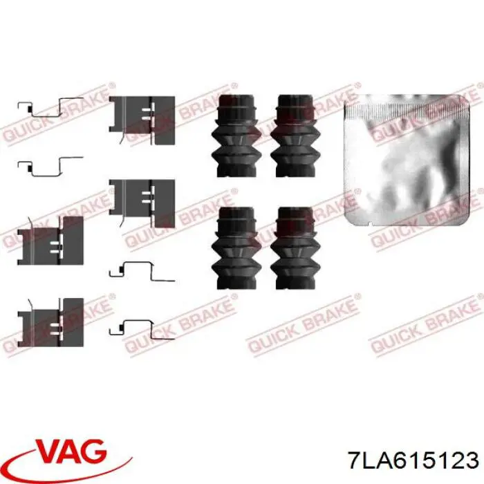 Tłoczek zacisku hamulcowego przedniego VAG 7LA615123 cena, od 18,03 USD