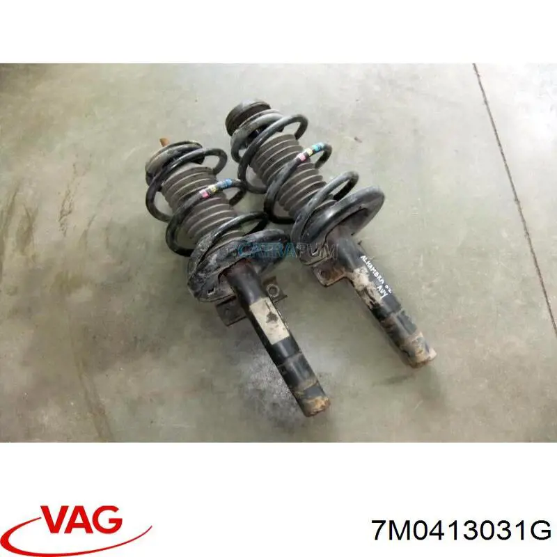 Do koszyka 7M0413031G VAG Amortyzator przedni