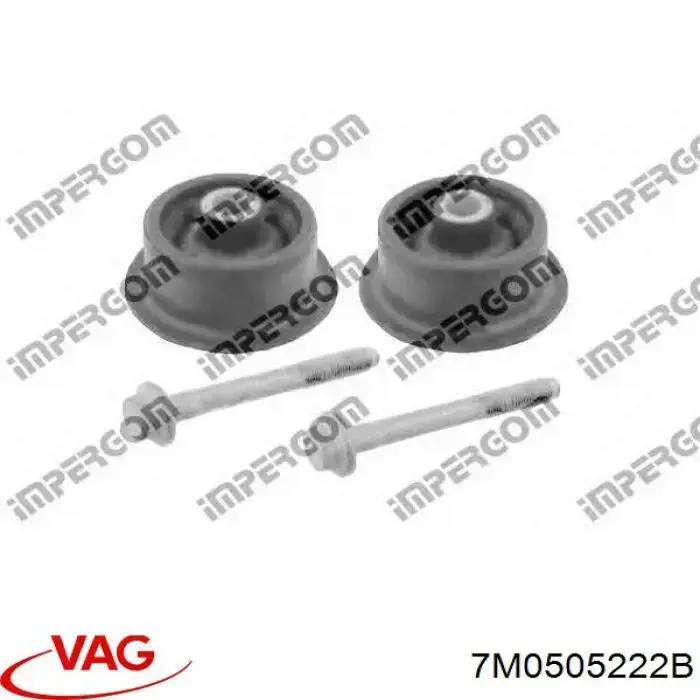 Do koszyka 7M0505222B VAG Silentblock tylnej belki