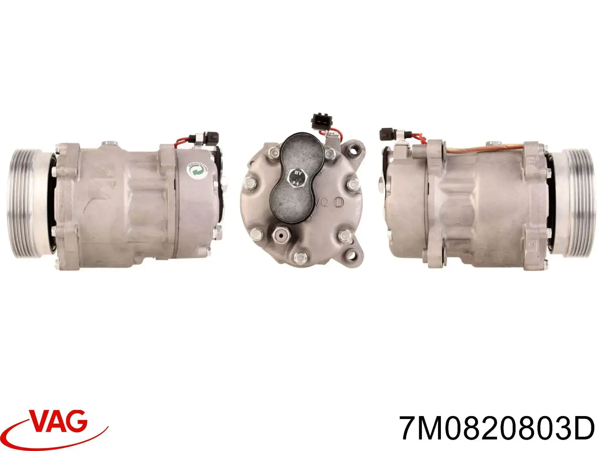 Sprężarka klimatyzacji VAG 7M0820803D cena, od 79,61 USD
