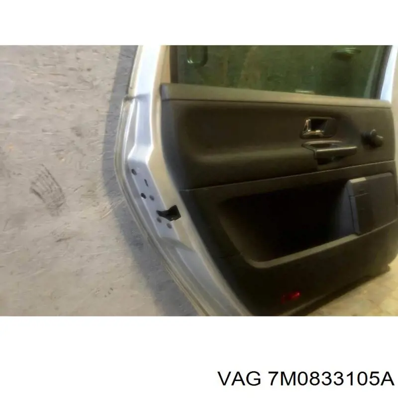 Do koszyka Drzwi tylne lewe Volkswagen Sharan I 7M8, 7M9, 7M6