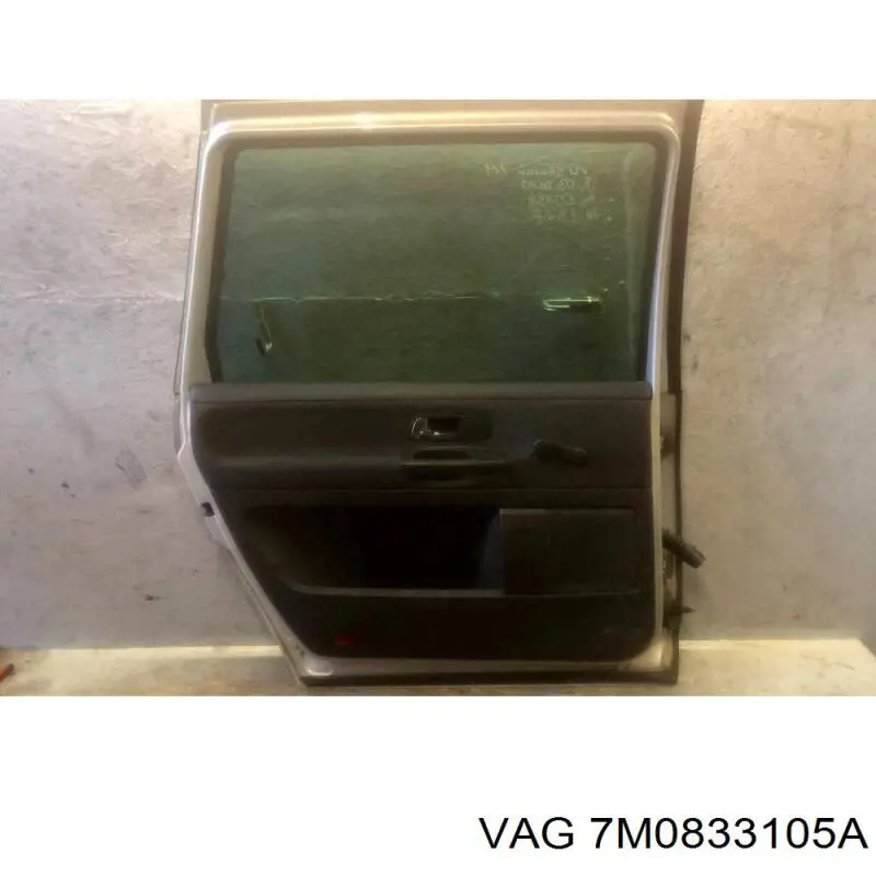 Drzwi tylne lewe Volkswagen Sharan I minivan (7M8, 7M9, 7M6) (1995 - 2010) cena, od  