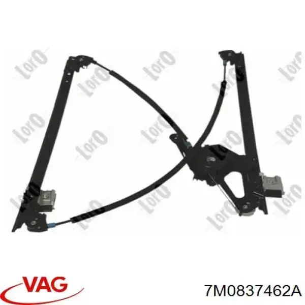 Mechanizm podnoszenia szyby drzwi przednich prawych VAG 7M0837462A cena, od 42,07 USD