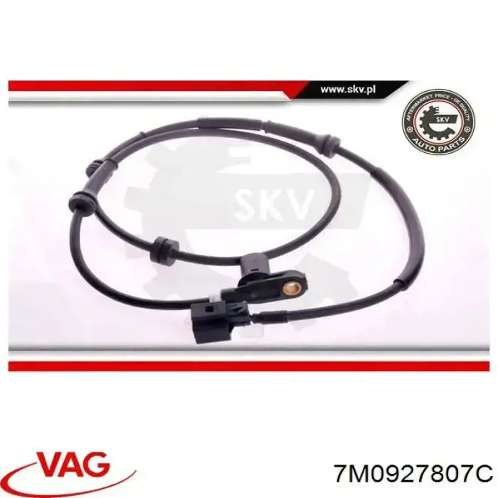 Do koszyka 7M0927807C VAG Czujnik ABS przedni