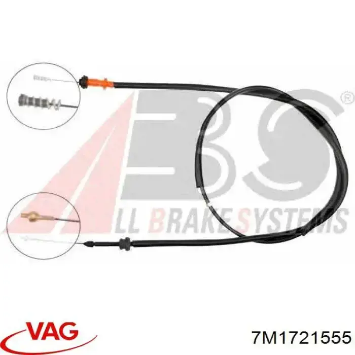 Linka gazu VAG 7M1721555 cena, od 28,08 USD