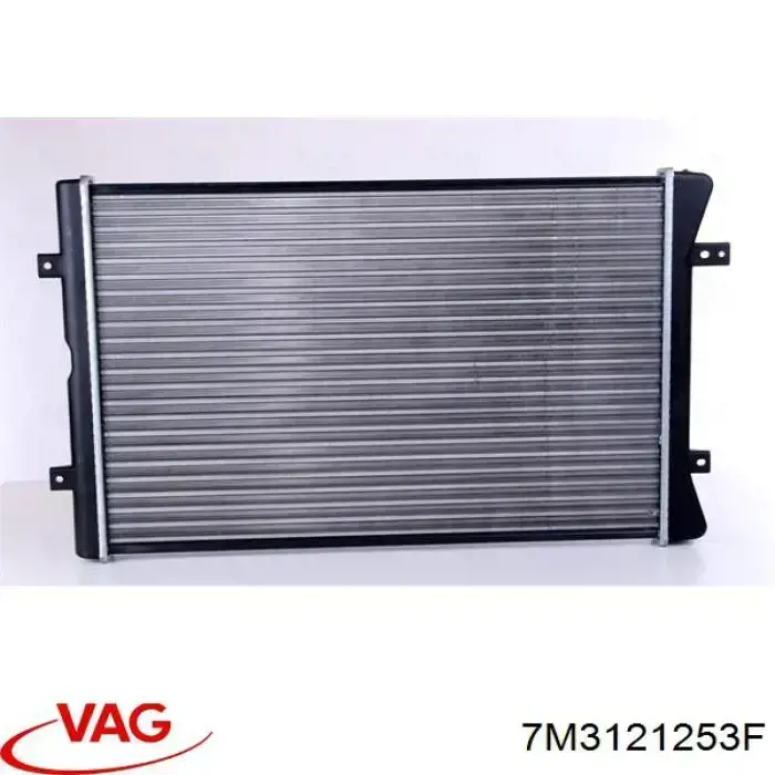 Chłodnica silnika VAG 7M3121253F cena, od 129,45 USD
