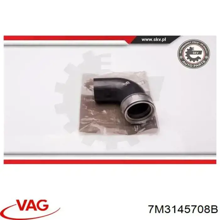 Króciec powietrza, przepustnicy VAG 7M3145708B cena, od 28,16 USD