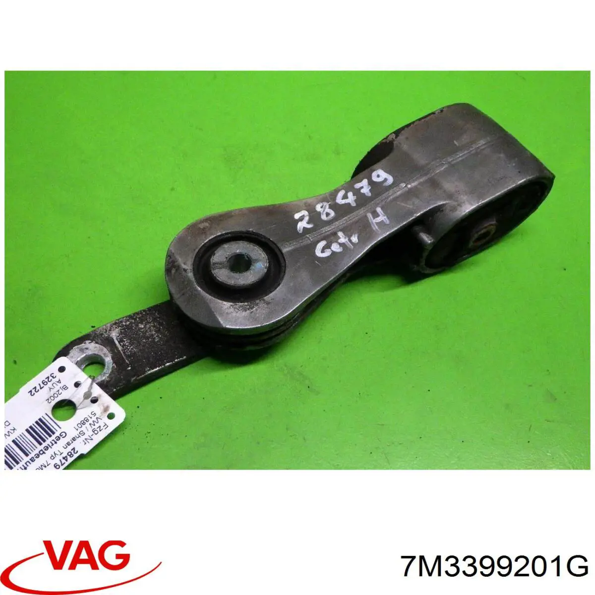Poduszka (podpora) silnika tylna VAG 7M3399201G cena, od 63,72 USD