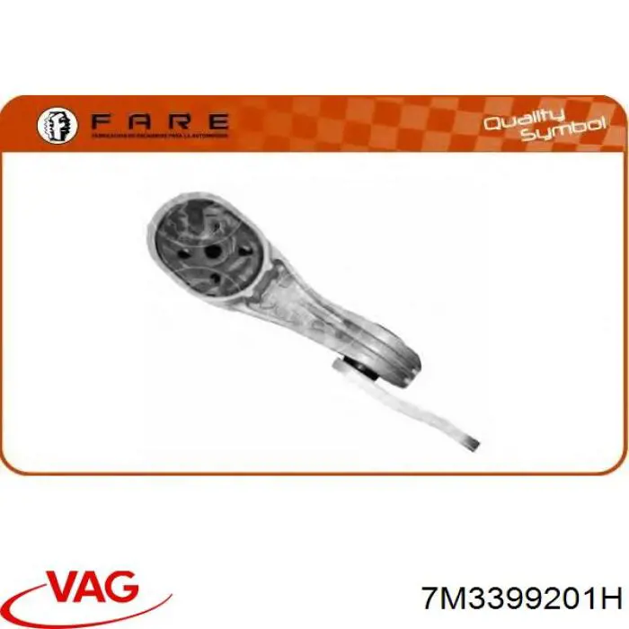 Poduszka (podpora) silnika tylna 7M3399201H VAG