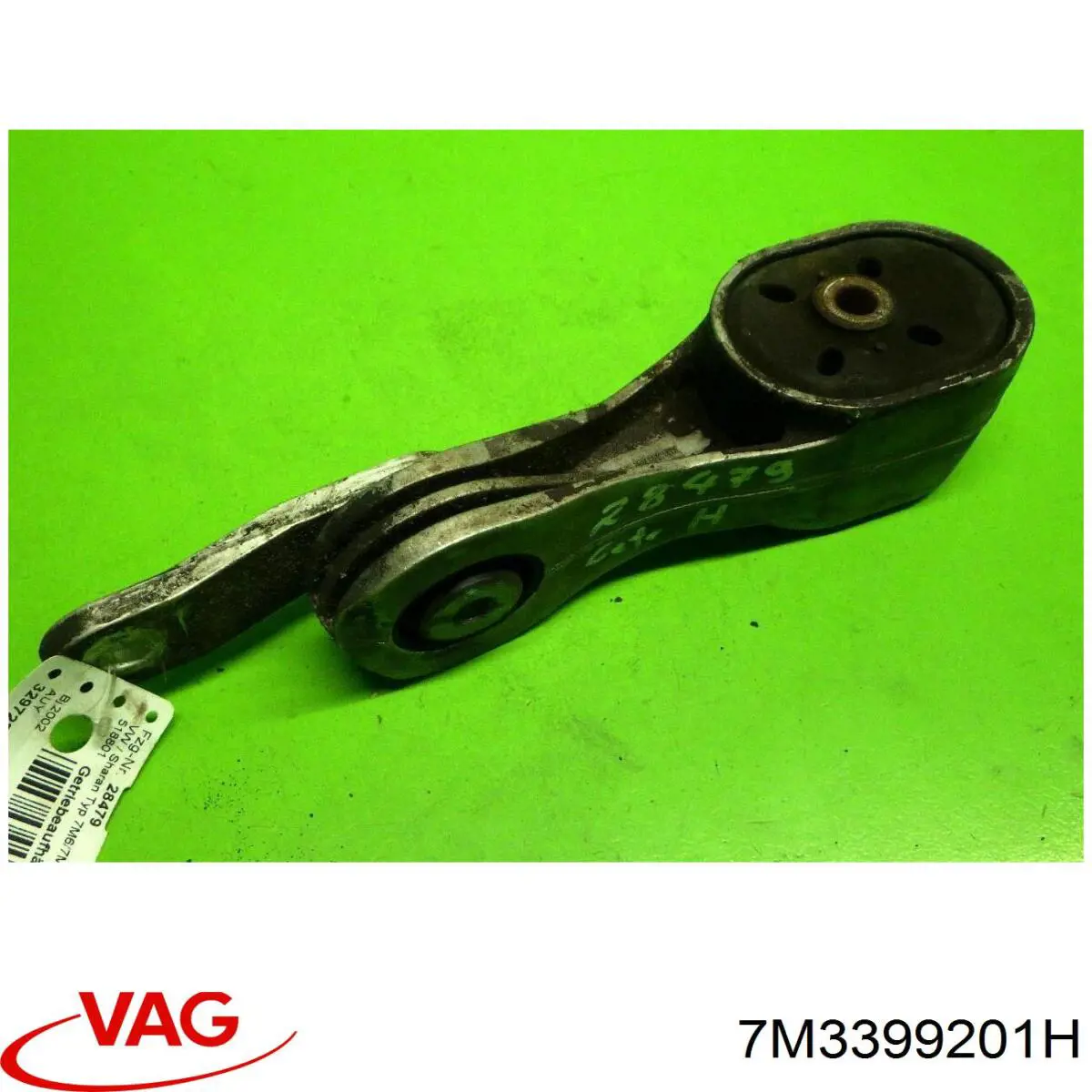 Poduszka (podpora) silnika tylna VAG 7M3399201H