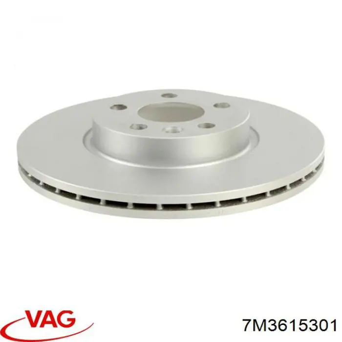 Do koszyka 7M3615301 VAG Tarcza hamulcowa przednia