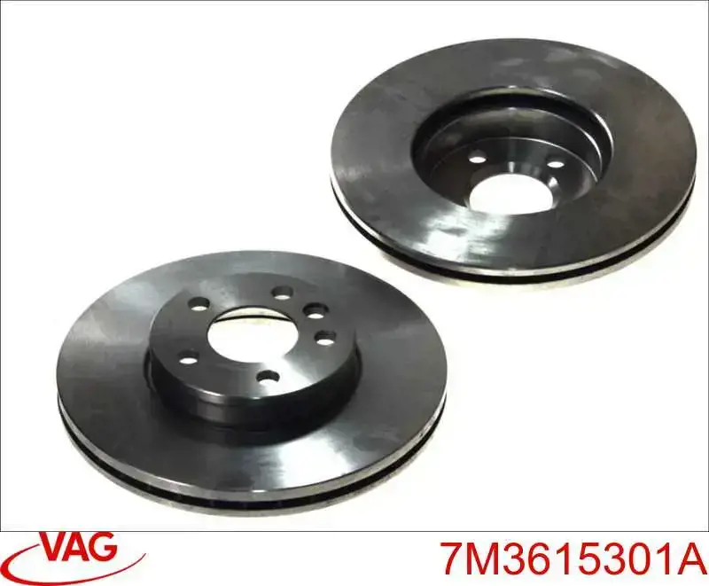 Tarcza hamulcowa przednia 7M3615301A VAG