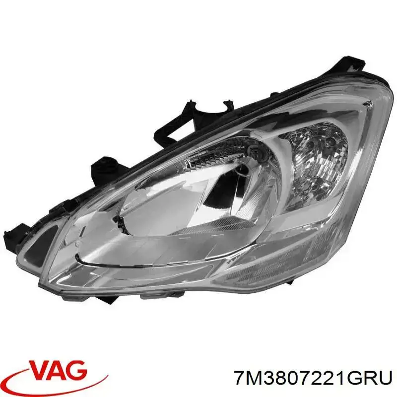 7M3807221GRU VAG Zderzak przedni