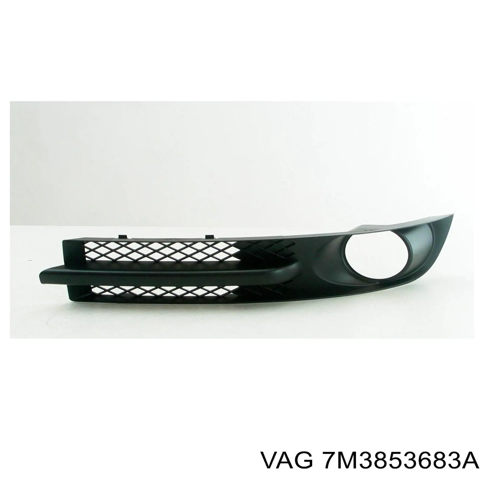 Zaślepka (kratki) lamp przeciwmgielnych zderzaka przedniego lewa VAG 7M3853683A cena, od 109,79 USD