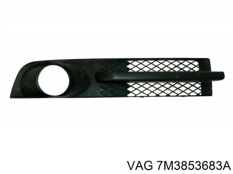 7M3853683A VAG Zaślepka (kratki) lamp przeciwmgielnych zderzaka przedniego lewa