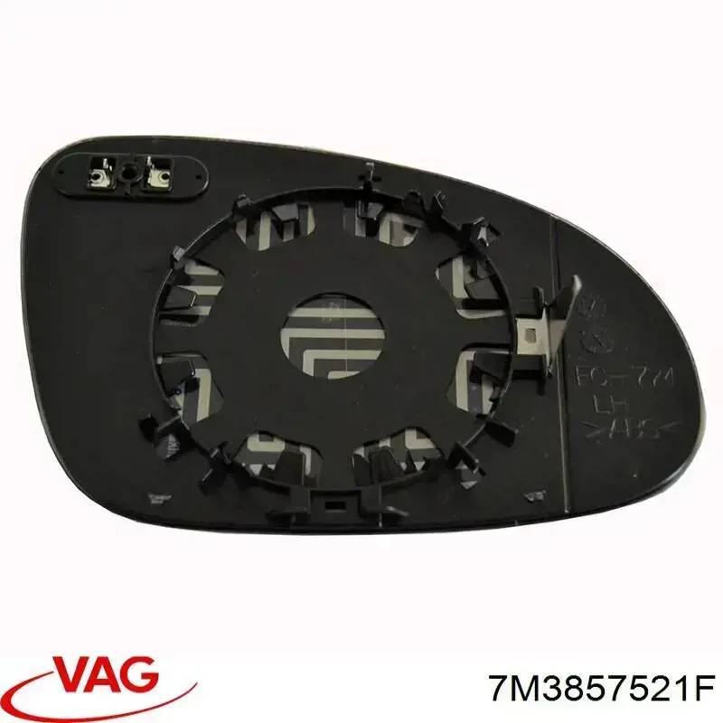 Wkład lusterka wstecznego lewego VAG 7M3857521F cena, od 15,06 USD