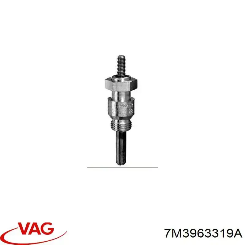 Świeca żarowa VAG 7M3963319A cena, od 10,17 USD