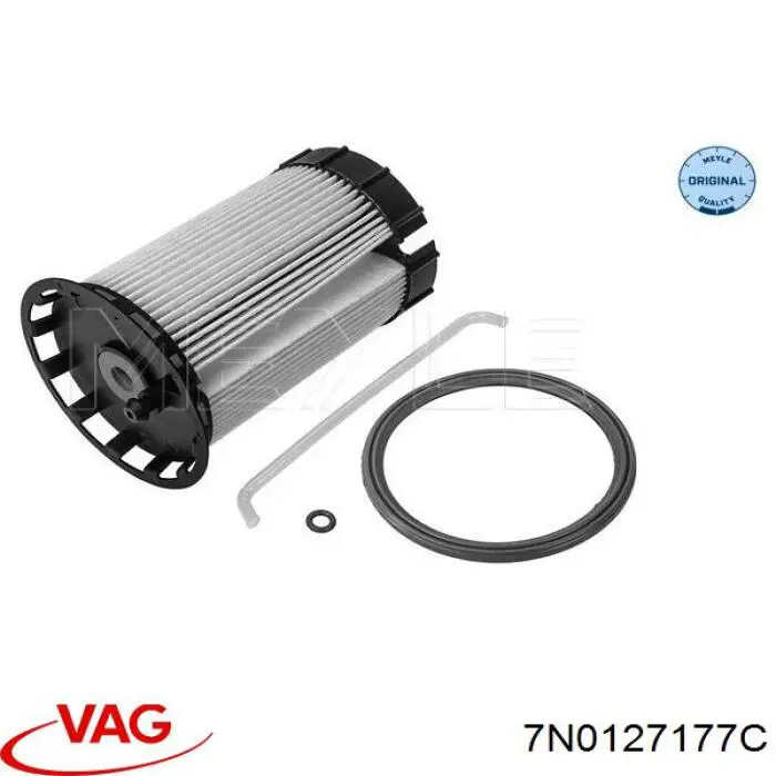 Do koszyka 7N0127177C VAG Filtr paliwa