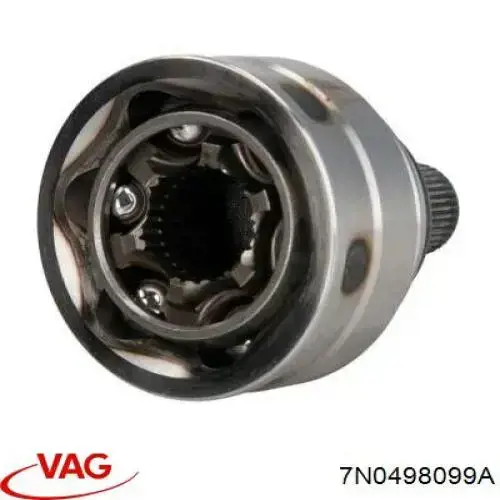Przegub homokinetyczny przedni zewnętrzny VAG 7N0498099A cena, od 46,48 USD